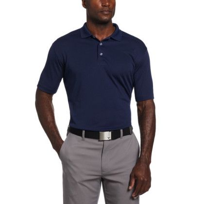 Navy Logo Embroidered Callaway Men's Core Performance Polo | Custom Shirts