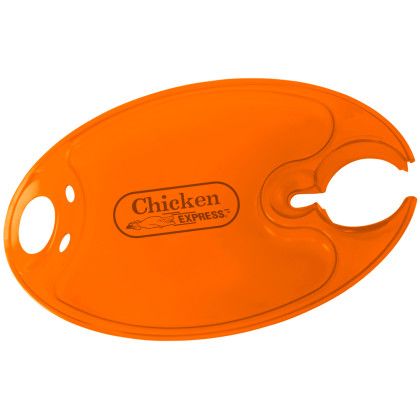 Translucent Orange Party Plate Promotional