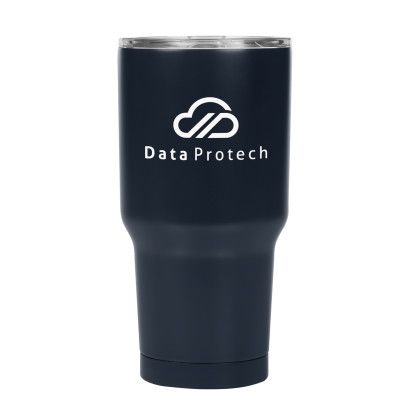 Navy Custom Reynolds 30 oz Stainless Steel Tumbler | Logo Printed Drinkware
