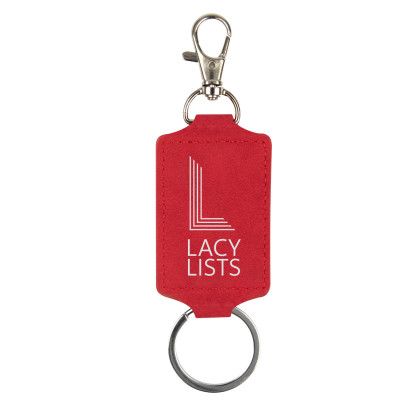 Red Promotional Chilton Keychain | Custom Logo Key Chains