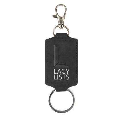 Black Promotional Chilton Keychain | Custom Logo Key Chains