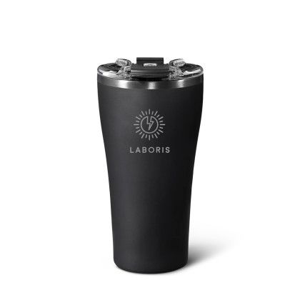 Matte Black Logo Printed BruMate Nav 22 oz Travel Tumbler | Custom Travel Mugs