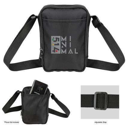 Promotional Quick Access RPET Sling Bag | Custom Recycled Bags