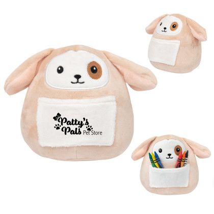 Logo Printed 6" Squishy Dog | Promotional Stuffed Animals