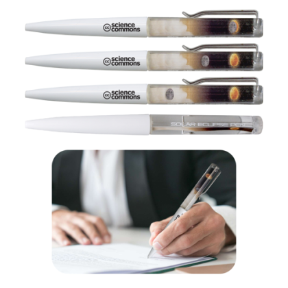 Logo Printed Solar Eclipse Pen | Custom Plastic Pens