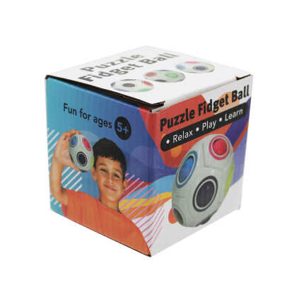 Promotional Stress Puzzle Ball  - front of box