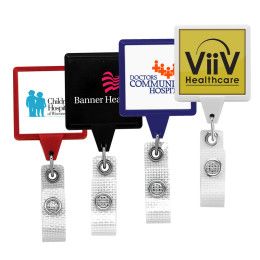 Anti-Microbial Jumbo Square Badge Reel