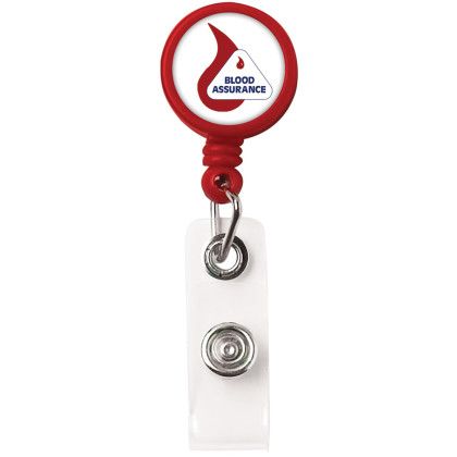 Red Custom Mini Me Badge Reel