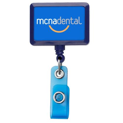 Blue Promo Rectangle Badge Reel