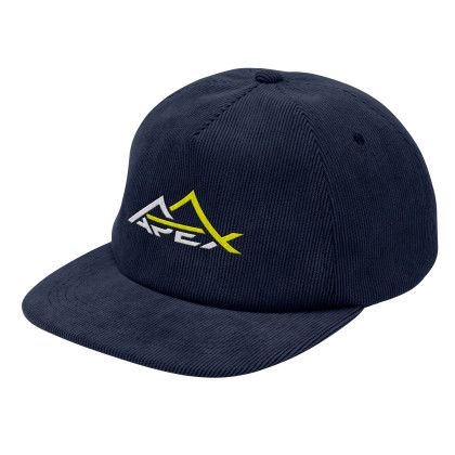 Navy Logo Embroidered Corduroy Dad Cap | Customized Hats