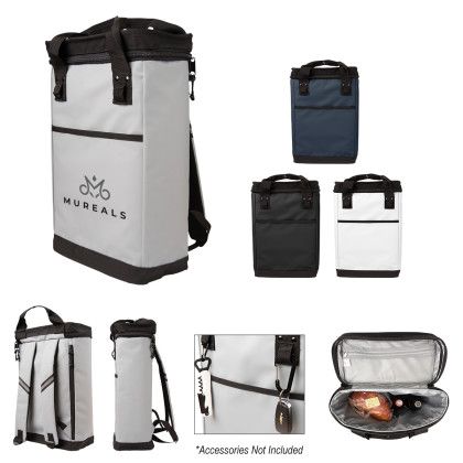 Printed Summit 24 Can Cooler Backpack | Promotional Insulated Coolers