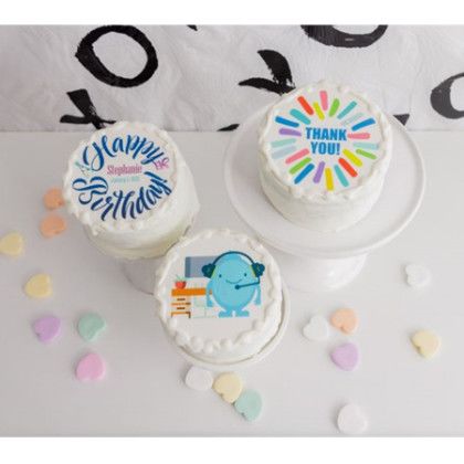 Full Color Imprinted Mini Cake | Custom Chocolate Gifts