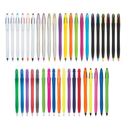 Dart Pen Promotional Custom Imprinted With Logo - Colors