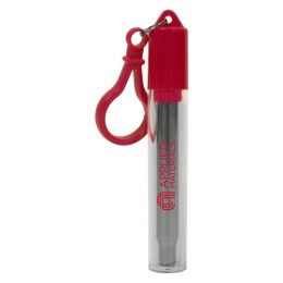 Custom Telescopic Stainless Steel Straw - Red