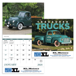 Treasured Truck Hanging Calendar Custom Imprint