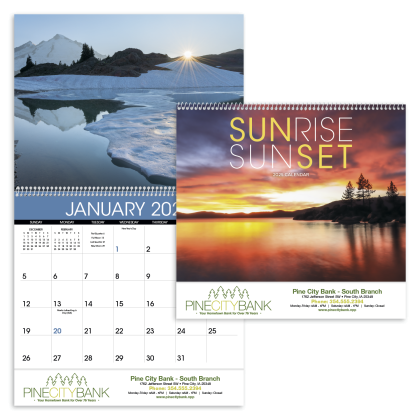 Premium Appointment Promo Calendar Sunsets