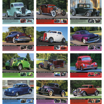 Premium Appointment Promotional Calendar Street Rods Months