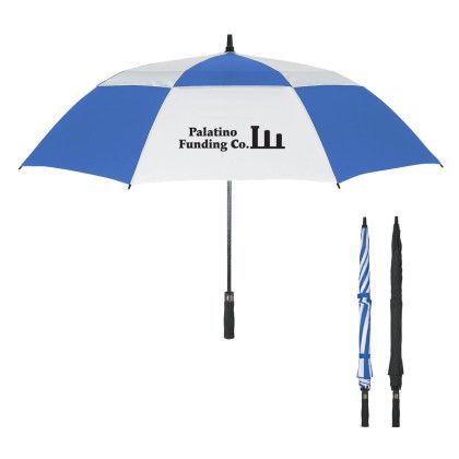 Large Vented Windproof Umbrella with Logo