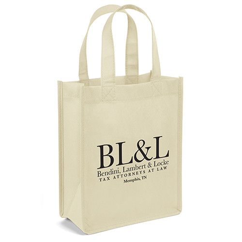 Canvas Reusable Shopping Bag Totes, Medium 8x5x8, 10 Pack