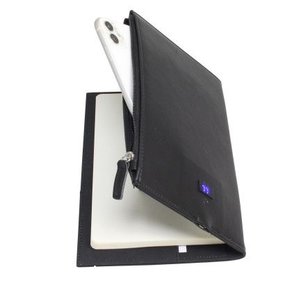 Promotional Duke Wireless Power Bank Journal - Zippered Pocket