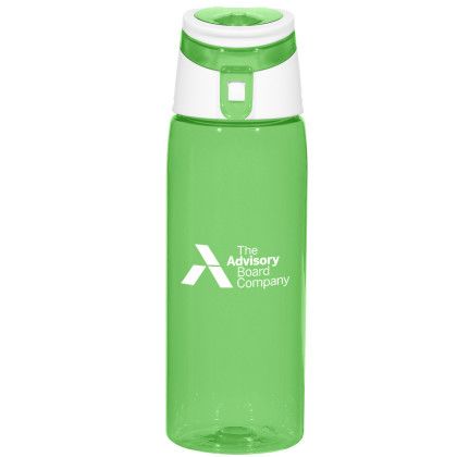 Printed Tritan Flip-Top 24 oz Sports Bottle - Green