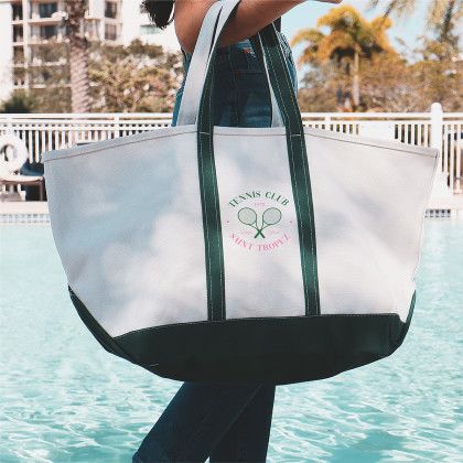 Printed Logo Madelyn Cotton Canvas Tote Bag | Custom Bags