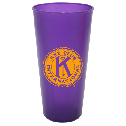 Purple Logo Printed 26 oz Color Tumbler | Plastic Event Cups