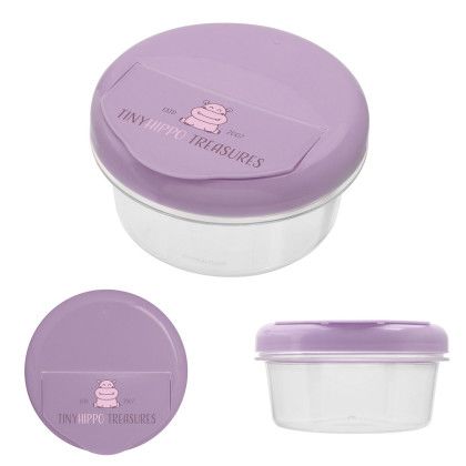 Purple Promotional 11 oz Snap-A-Snack Container | Custom Food Storage