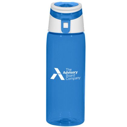 Printed Tritan Flip-Top 24 oz Sports Bottle - Blue