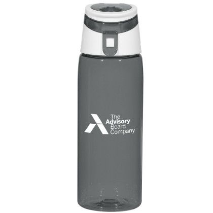 Printed Tritan Flip-Top 24 oz Sports Bottle - Charcoal