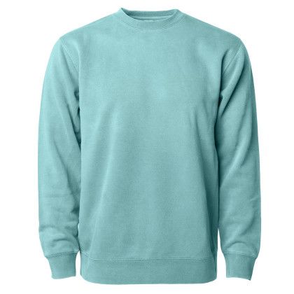 Custom Independent Trading Co. Crew Neck Sweatshirt - Pigment Mint