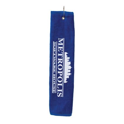 Royal Tri-Fold Promotional Golf Towel | Wholesale Tri-Fold Golf Towels