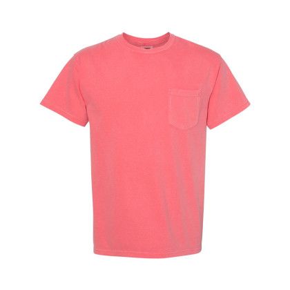 Watermelon Custom Comfort Colors Adult Heavyweight Pocket T-Shirt