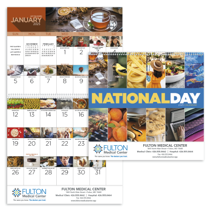 Promotional National Day Spiral Calendar