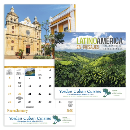 Promo Spanish Latinoamerica en Paisajes Calendar