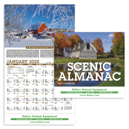 Customized Scenic Almanac Wall Calendar
