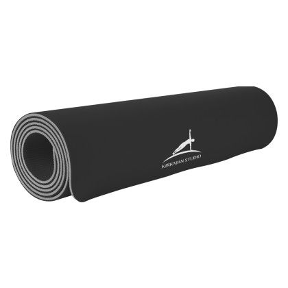 Custom Two-tone Double Layer Yoga Mat | Yoga Gifts - Black