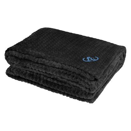 Custom Cozy Plush Blanket | Custom Throw Blankets - Black