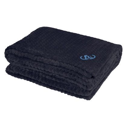 Custom Cozy Plush Blanket | Custom Throw Blankets - Navy