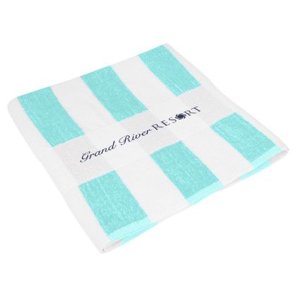 Custom Seaside Beach Towel | Customized Towels - Light Blue