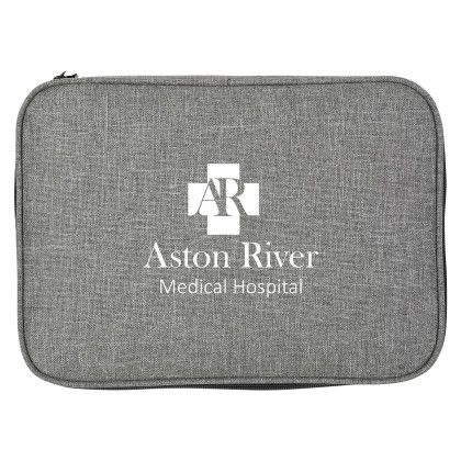 Custom Electronics Organizer Travel Case - Gray