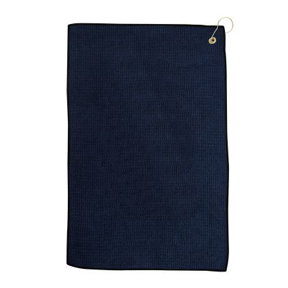 Navy Custom Microfiber Golf Towels 