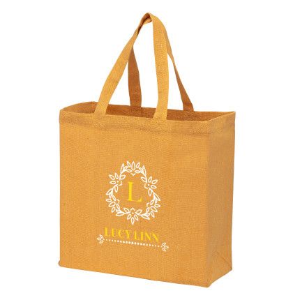 Recycled Cotton Canvas Tote Bag - 13" x 13"