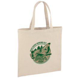 Recycled Cotton Canvas Tote Bag- 15&quot; x 15&quot;