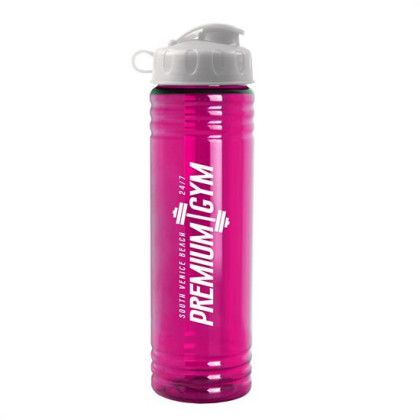 24 Oz. Slim Fit Water Bottle With Flip Lid