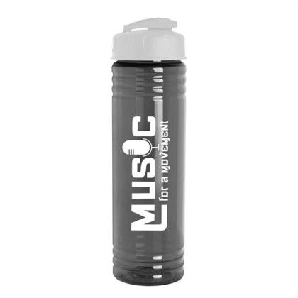 24 Oz. Slim Fit Water Bottle With Flip Lid