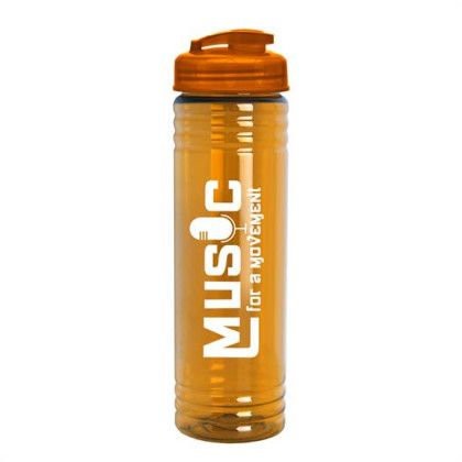 24 Oz. Slim Fit Water Bottle With Flip Lid