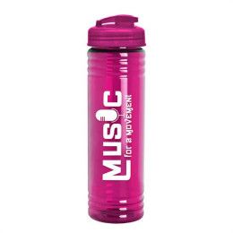 Custom 24 Oz. Slim Fit Water Bottle With Flip Lid