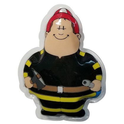 Custom Fireman Bert Gel Beads Hot/Cold Pack