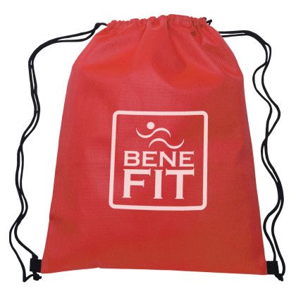 Custom Non-Woven Sports Pack With rPET Material - Red